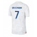 Günstige Frankreich Antoine Griezmann #7 Auswärts Fussballtrikot WM 2022 Kurzarm